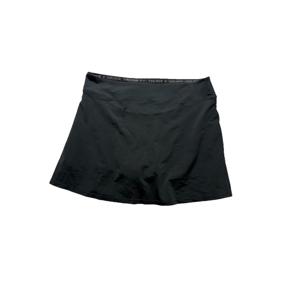 COOLIBAR Skort Womens XL Black Sandbar Swim Skort UPF 50+ Style 03270 Tennis